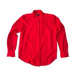 ❤️ Ann Taylor Petite Ruffle Collar Blouse - Size XSP